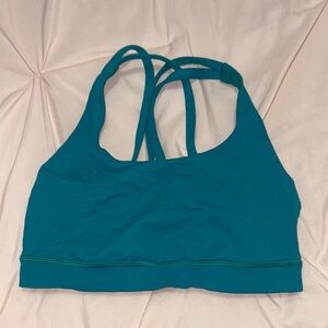 Lululemon Energy Bra Teal size 4